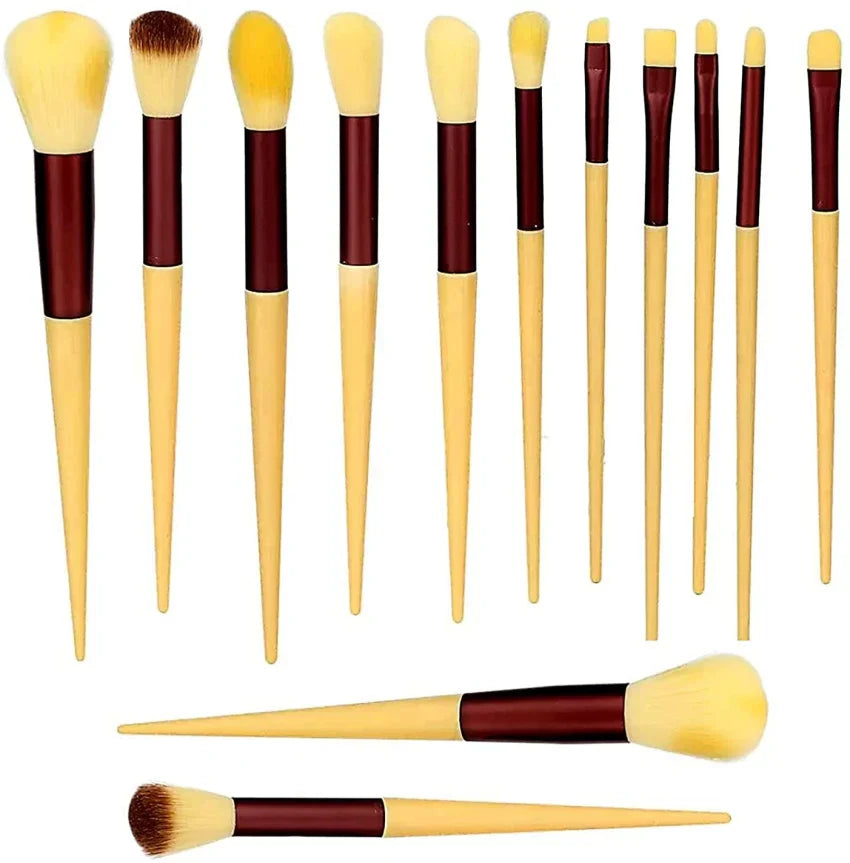 Beautious 13 Pcs Makeup Brush Set Soft hair Loose Powder Eyeshadow Concealer Contour Eyeliner brush Foundation Beauty Cosmetic tools