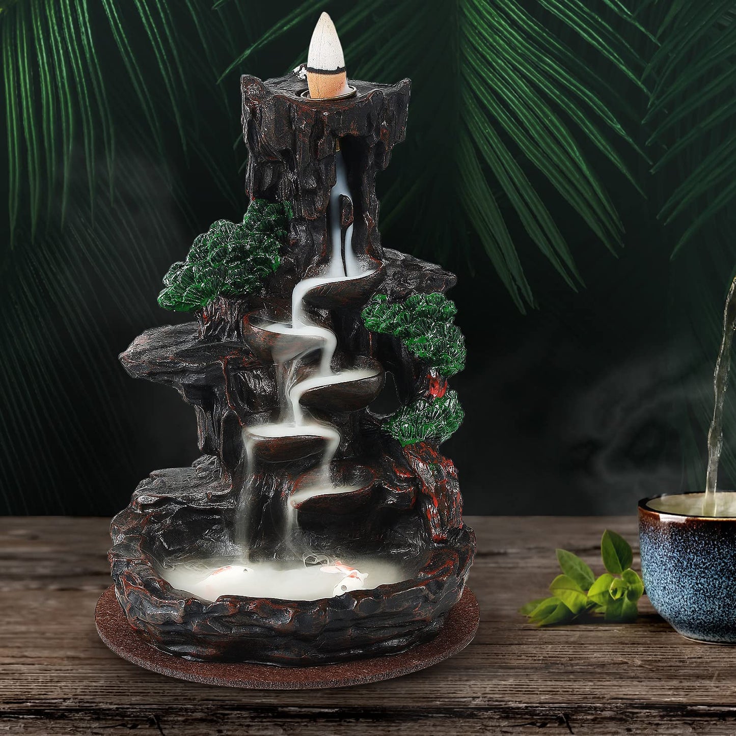Backflow Incense Holder Waterfall Incense Burner
