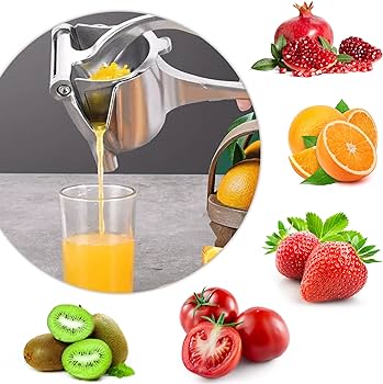 🍊🍋 Stainless Steel Manual Fruit Juicer Press 🍓🍍