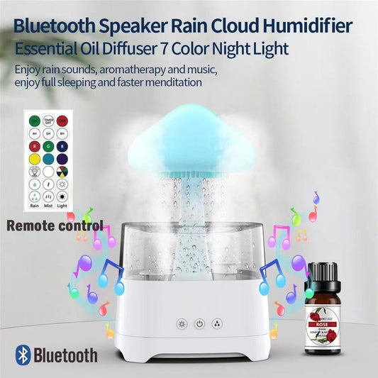 🌱🌧️"CloudGlow Rain Humidifier Lamp"💡🌈